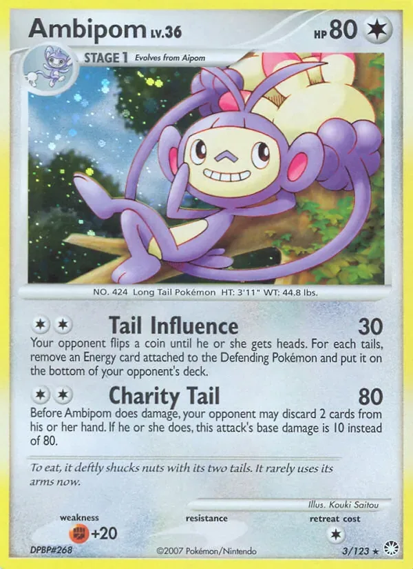 Ambipom, Mysterious Treasures