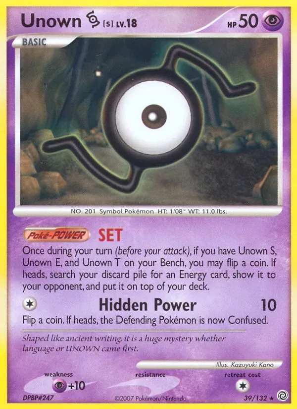 Unown S, Secret Wonders