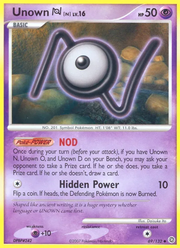 Unown N, Secret Wonders