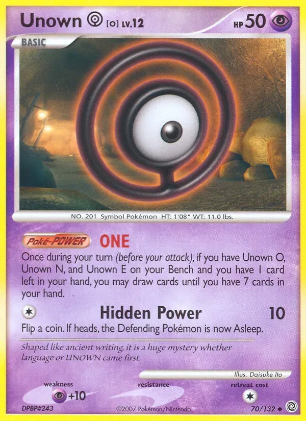 Unown O, Secret Wonders