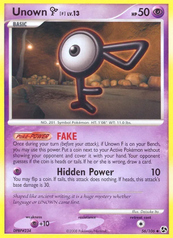 Unown F, Great Encounters