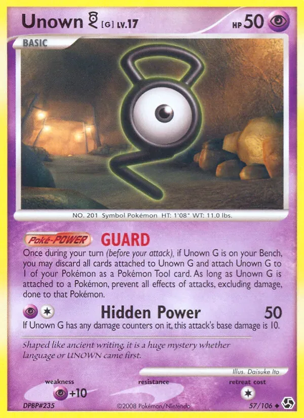 Unown G, Great Encounters