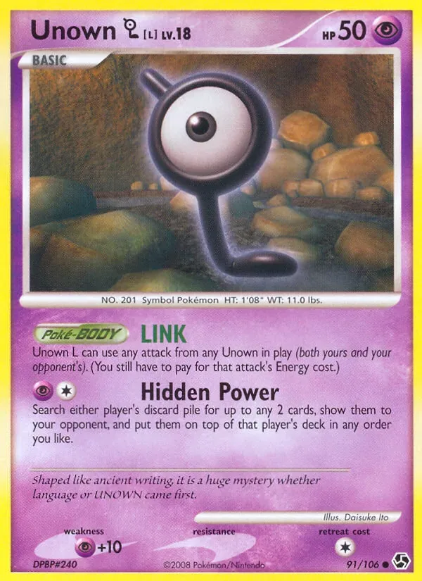 Unown L, Great Encounters