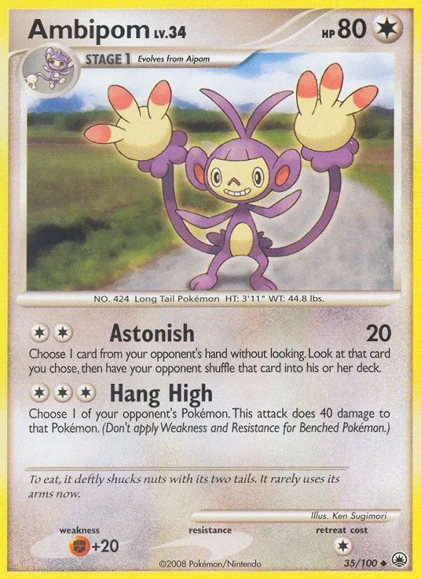 Ambipom, Majestic Dawn