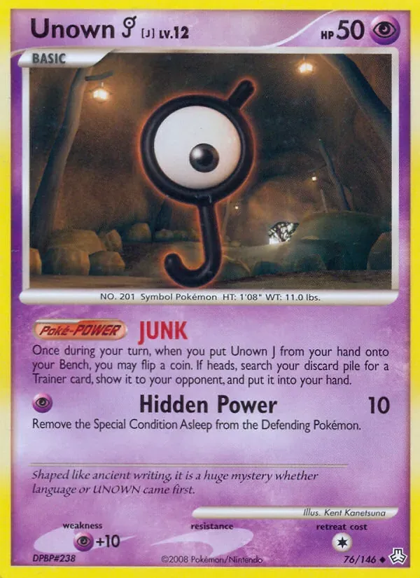 Unown J, Legends Awakened