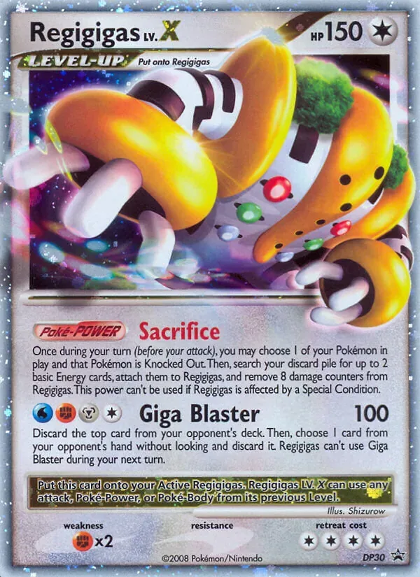 Regigigas, DP Black Star Promos