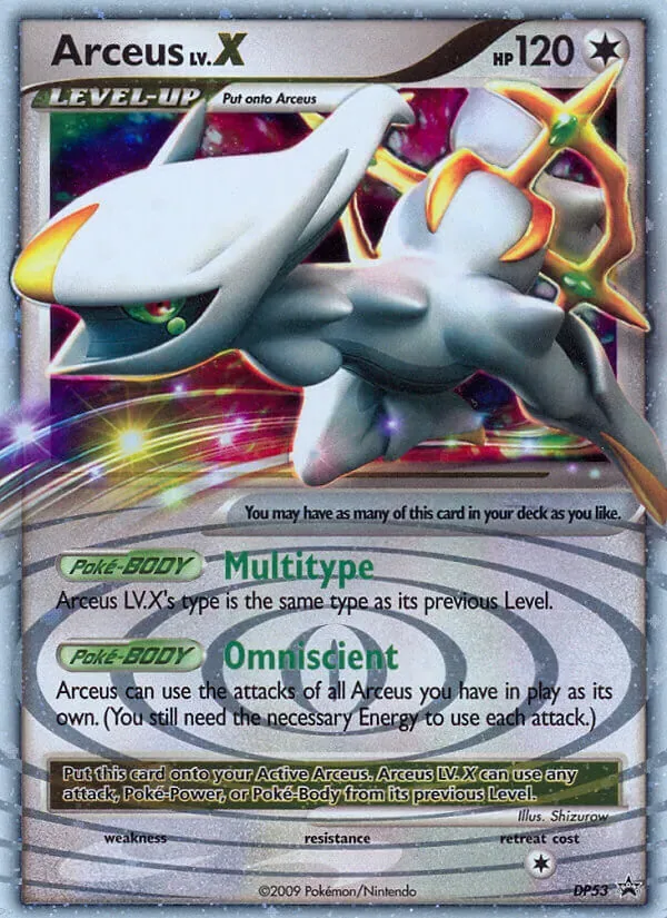 Arceus, DP Black Star Promos