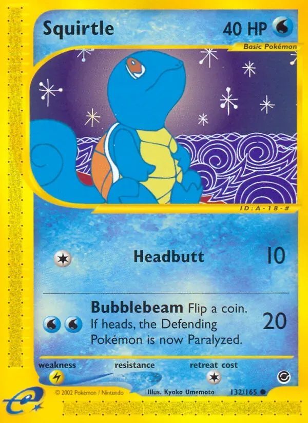 Squirtle, Expedition Base Set