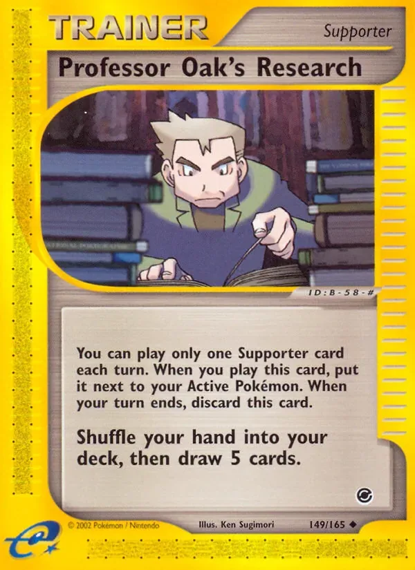 Professor Oak's Research, Expedition Base Set