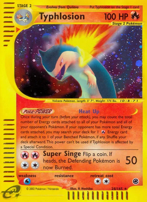 Typhlosion, Expedition Base Set