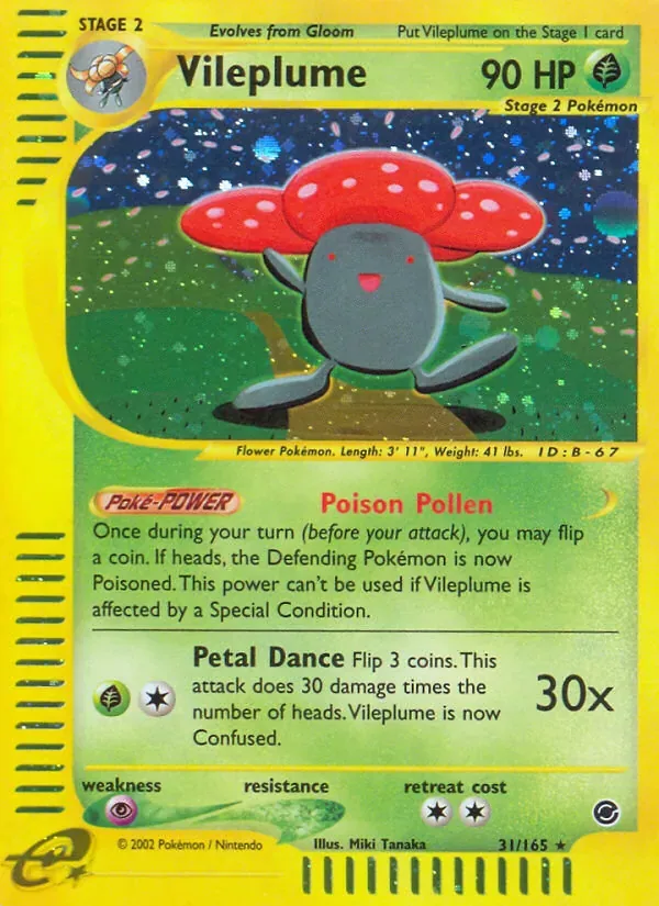 Vileplume, Expedition Base Set