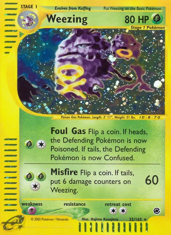Weezing, Expedition Base Set