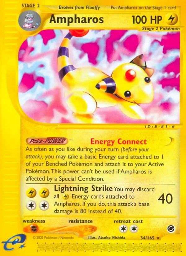 Ampharos, Expedition Base Set