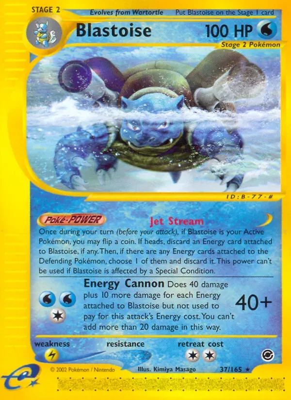 Blastoise, Expedition Base Set