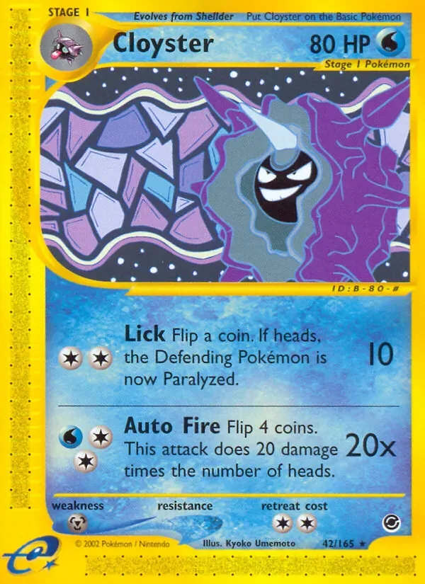 Cloyster, Expedition Base Set