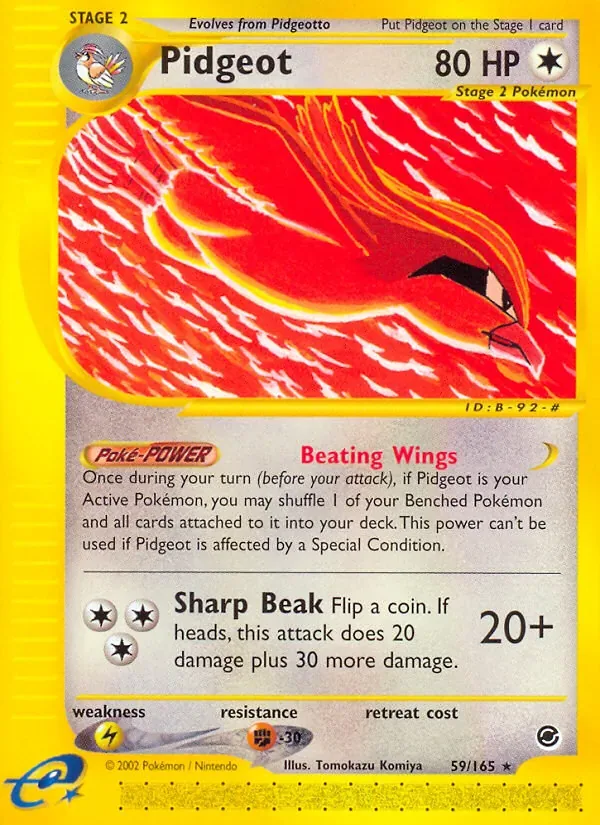 Pidgeot, Expedition Base Set