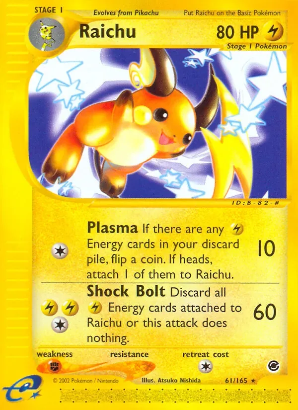 Raichu, Expedition Base Set