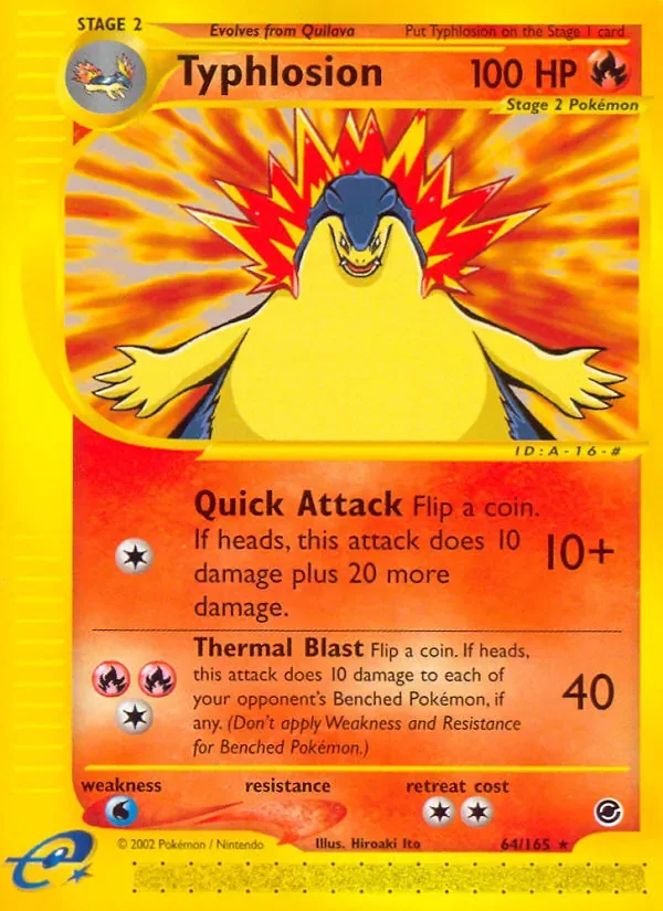 Typhlosion, Expedition Base Set