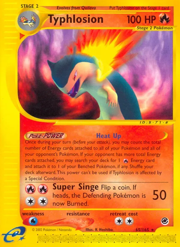 Typhlosion, Expedition Base Set