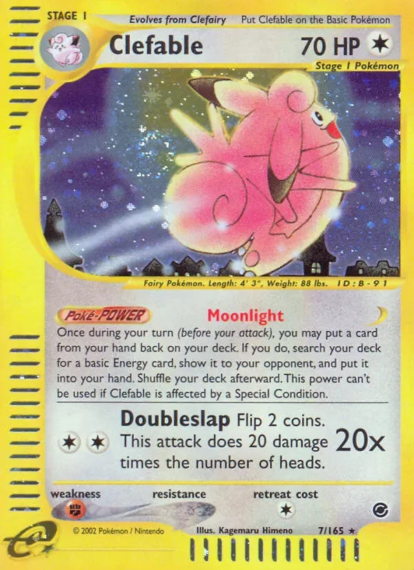 Clefable, Expedition Base Set