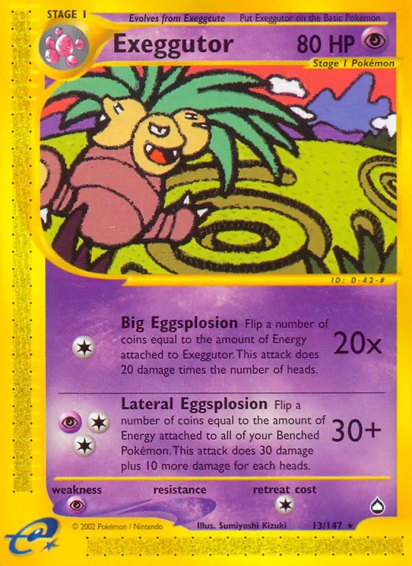 Exeggutor, Aquapolis