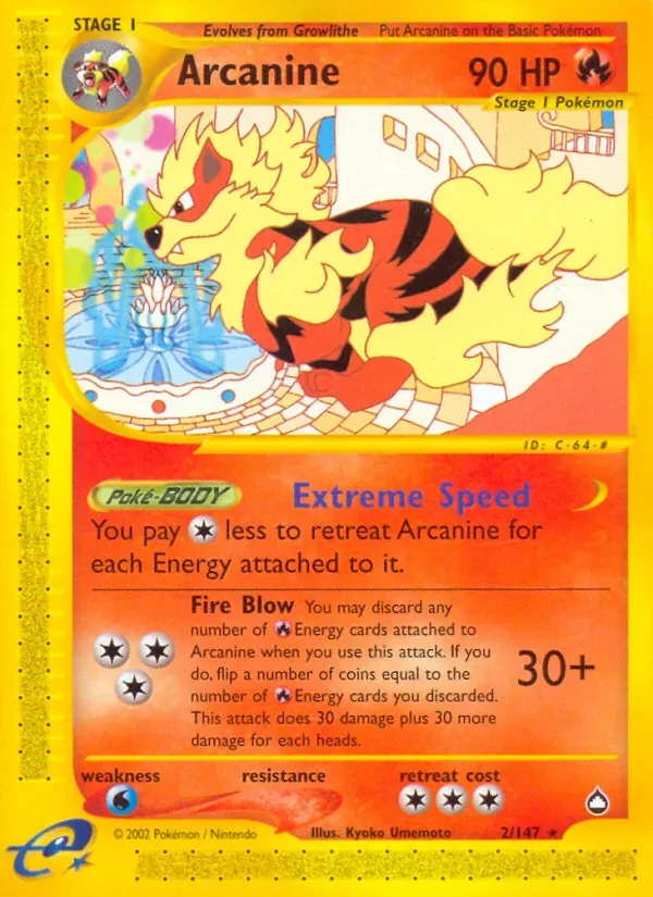 Arcanine, Aquapolis
