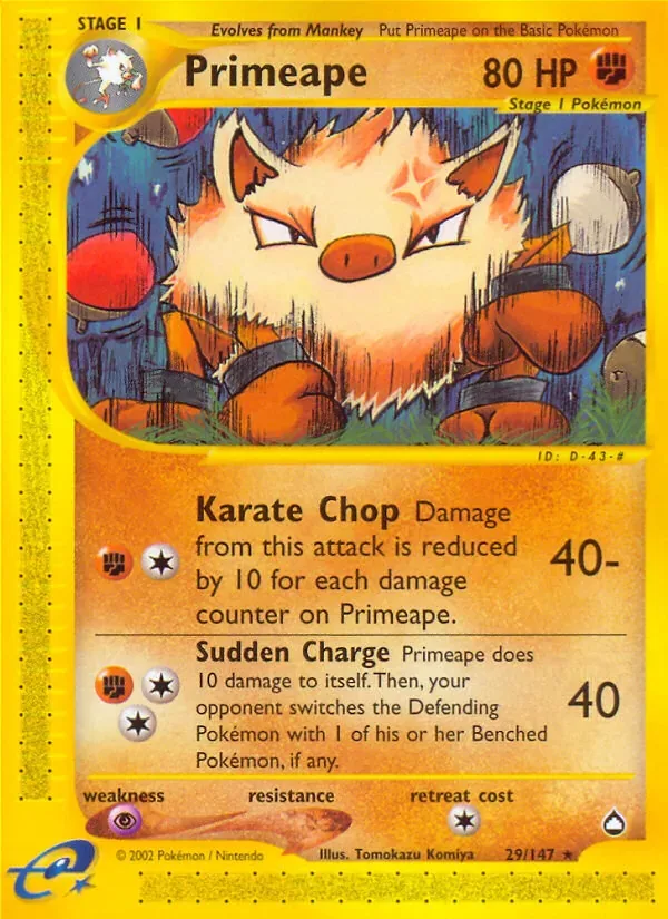 Primeape, Aquapolis