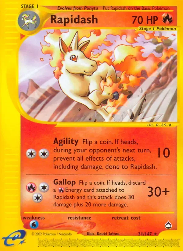 Rapidash, Aquapolis