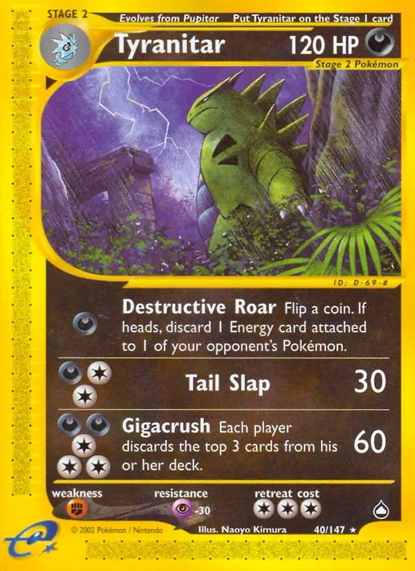 Tyranitar, Aquapolis
