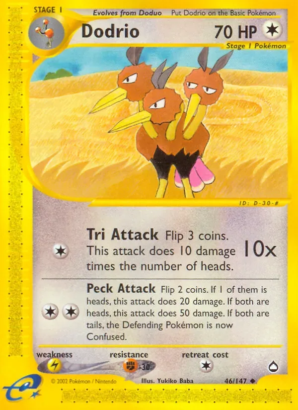 Dodrio, Aquapolis