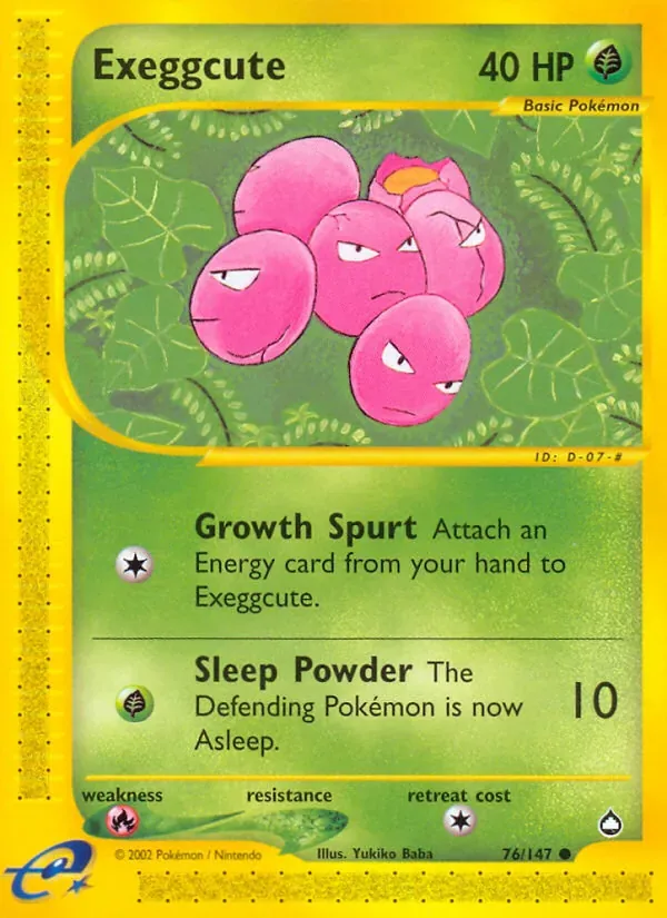 Exeggcute, Aquapolis