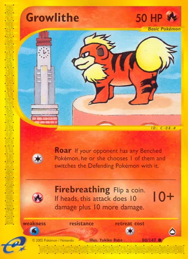 Growlithe, Aquapolis