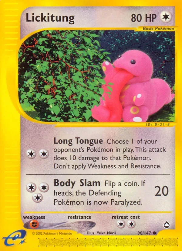 Lickitung, Aquapolis