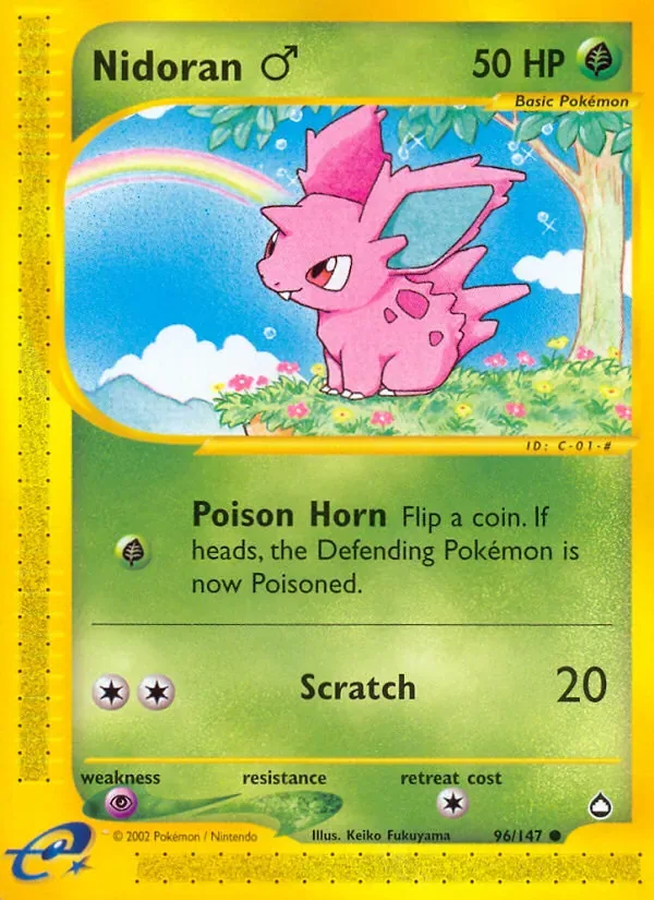 Nidoran ♂, Aquapolis