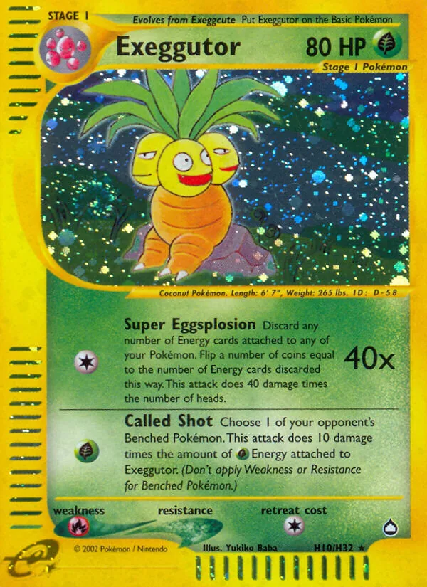Exeggutor, Aquapolis