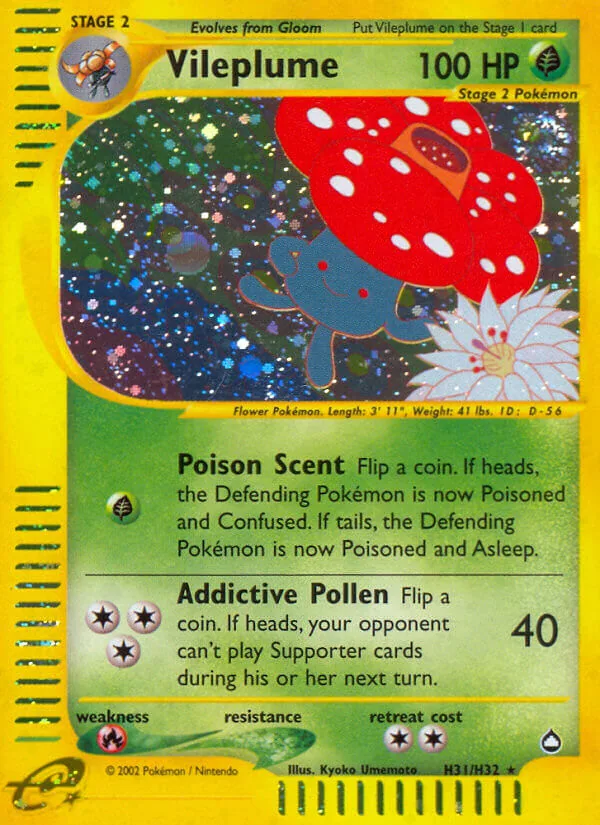 Vileplume, Aquapolis