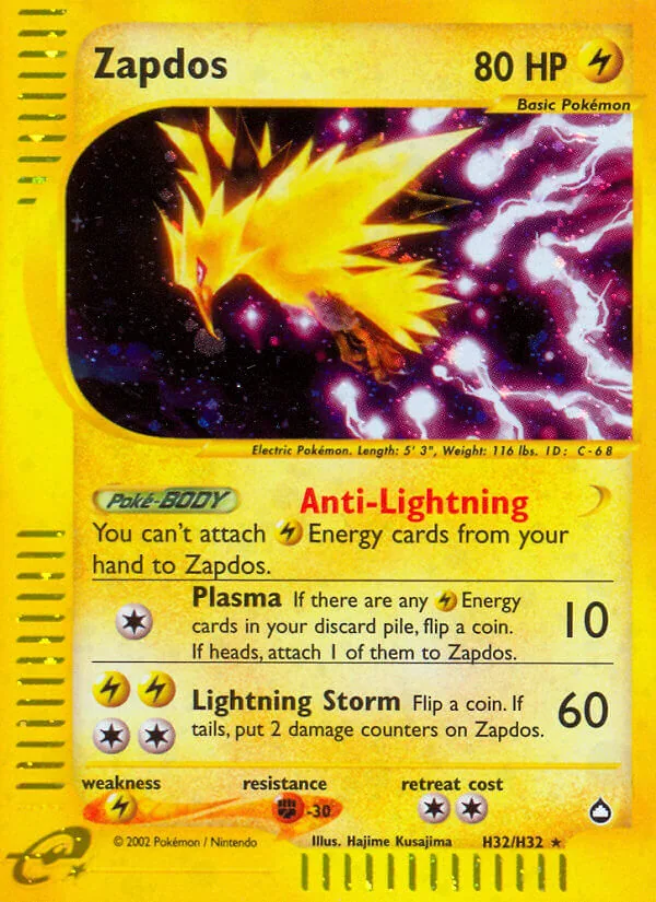 Zapdos, Aquapolis