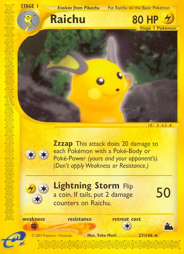 Raichu, Skyridge