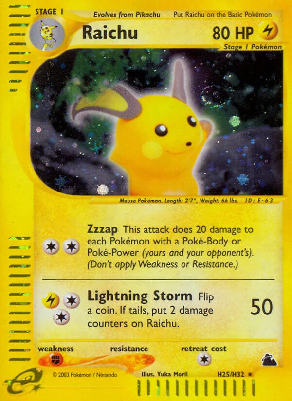 Raichu, Skyridge