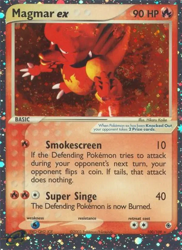 Magmar ex, Ruby & Sapphire