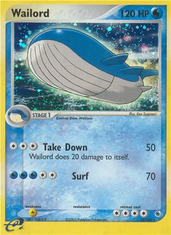 Wailord, Ruby & Sapphire