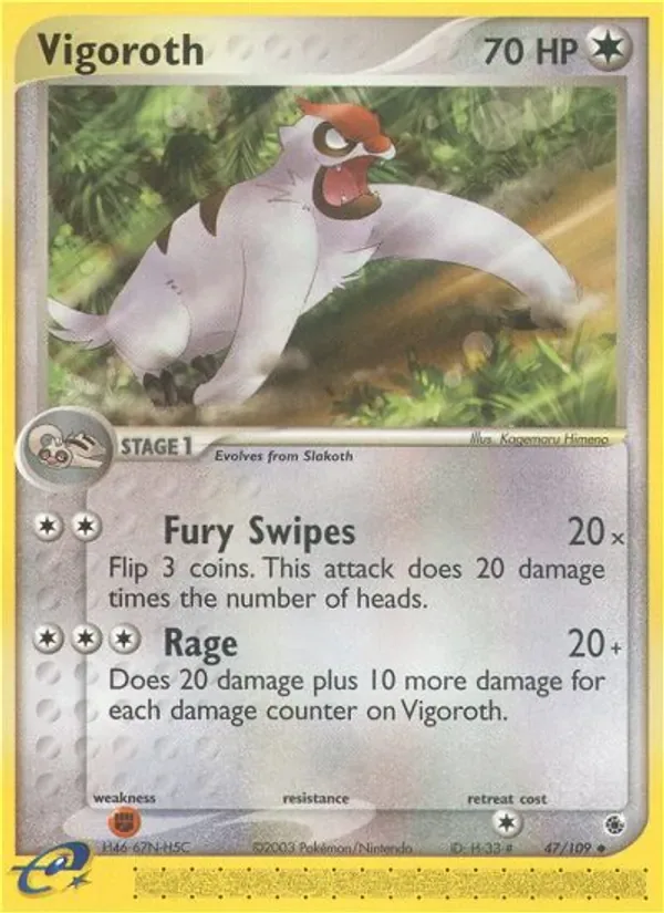 Vigoroth, Ruby & Sapphire