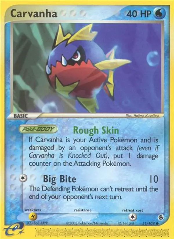 Carvanha, Ruby & Sapphire