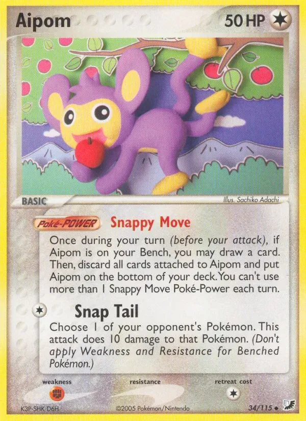 Aipom, Unseen Forces