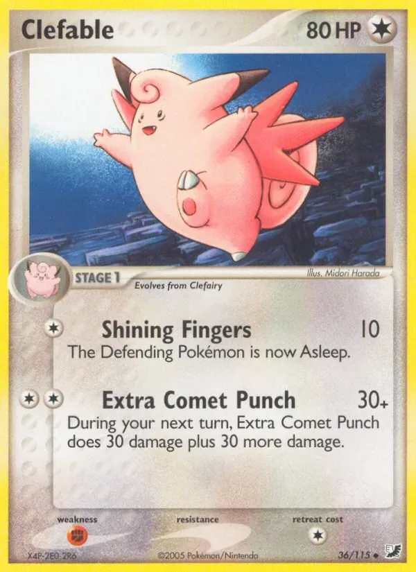 Clefable, Unseen Forces