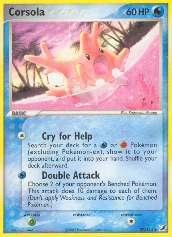 Corsola, Unseen Forces