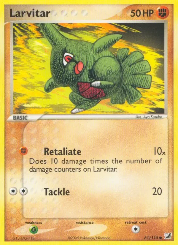 Larvitar, Unseen Forces
