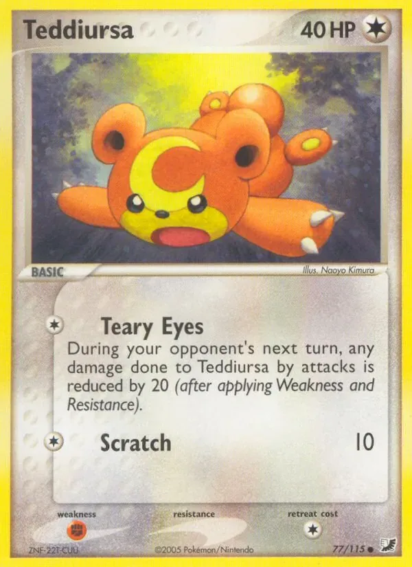 Teddiursa, Unseen Forces