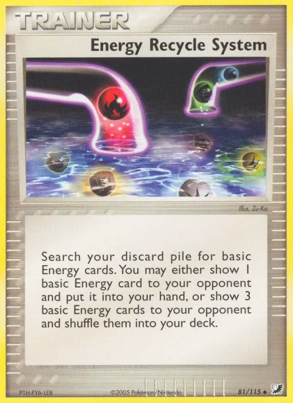 Energy Recycle System, Unseen Forces