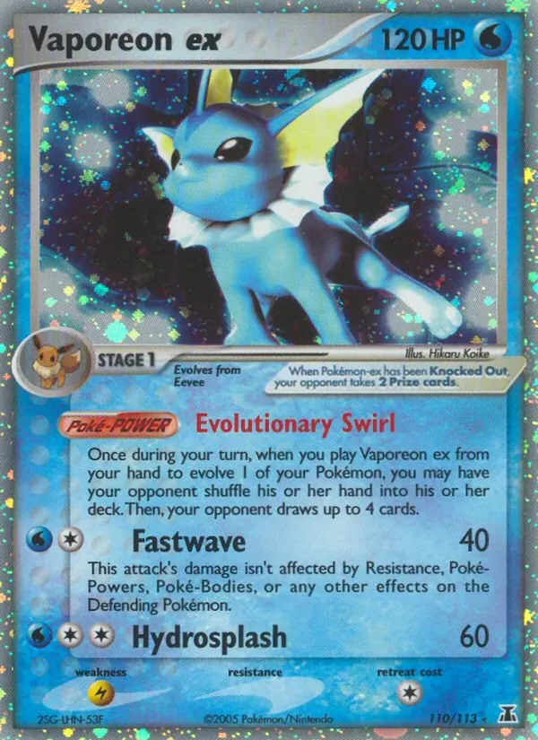 Vaporeon ex, Delta Species